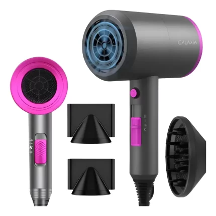Secador De Pelo De Alta Velocidad 1450w Grey Aoc Hc-157